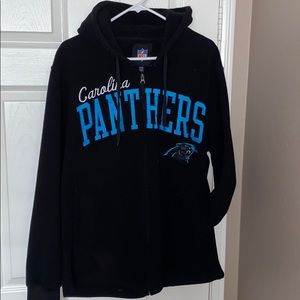 CAROLINA PANTHERS Zip Hoodie Sweatshirt